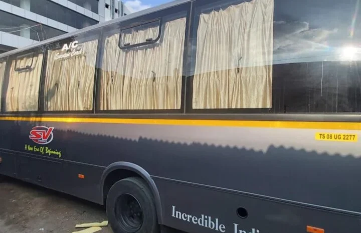 
								28 Seater | AC Luxury Bus | TATA Marcopolo full									